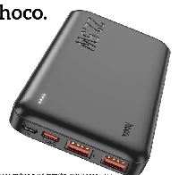 Портативные аккумуляторы  Портативный аккумулятор  Hoco J101 10000 mAh 2USB, 3.0 A(Type-C, micro USB) 